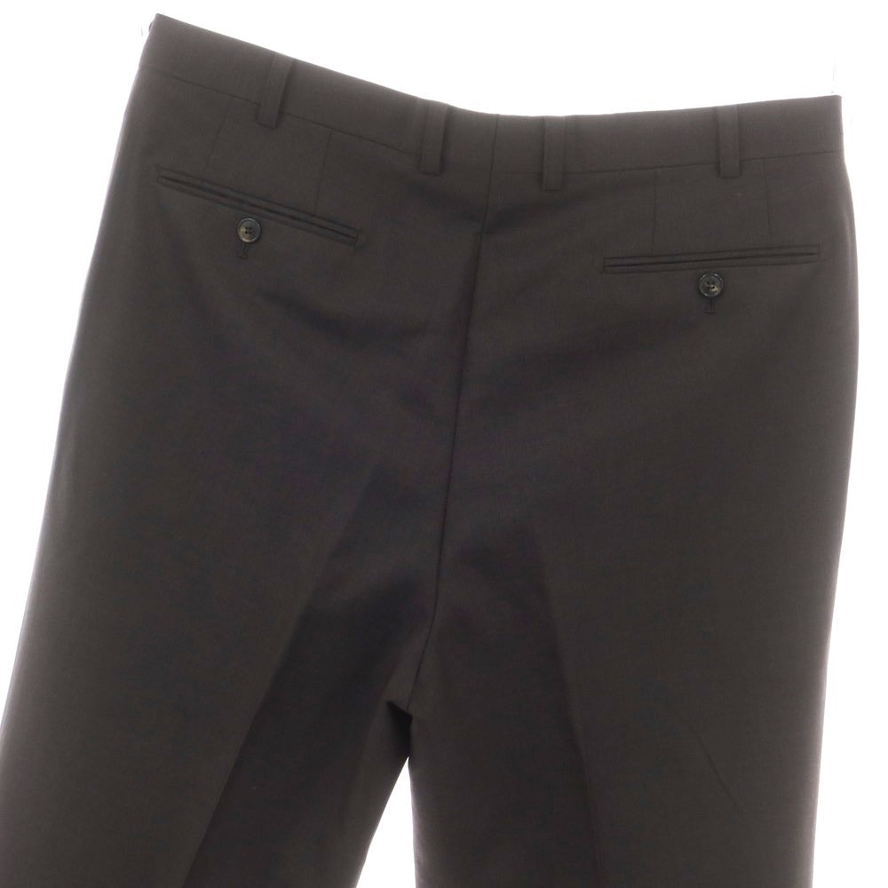 【中古】ランバンコレクション LANVIN COLLECTION ウール ドレススラックスパンツ ダークブラウン【 94 】【 状態ランクB 】【 メンズ 】