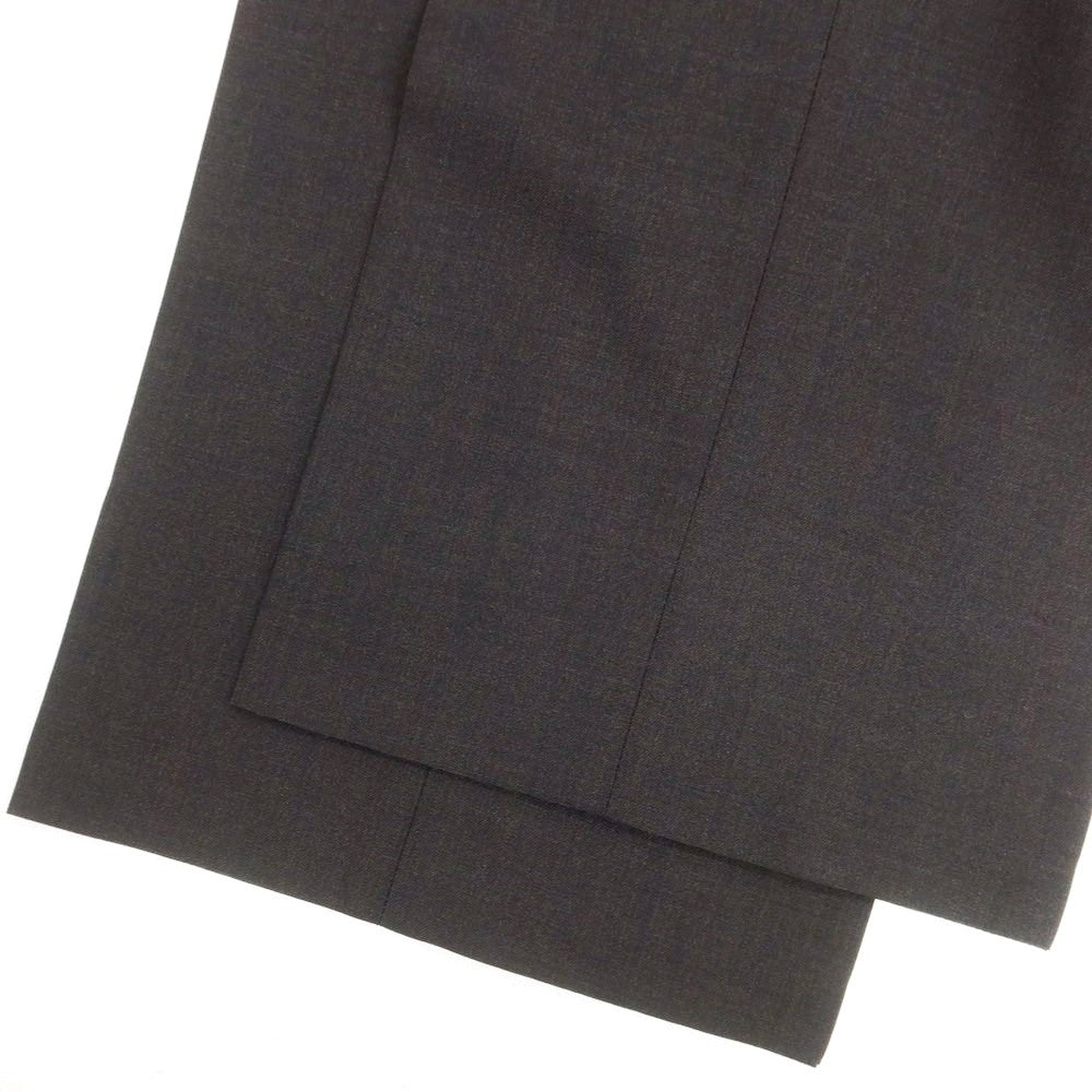 【中古】ランバンコレクション LANVIN COLLECTION ウール ドレススラックスパンツ ダークブラウン【 94 】【 状態ランクB 】【 メンズ 】