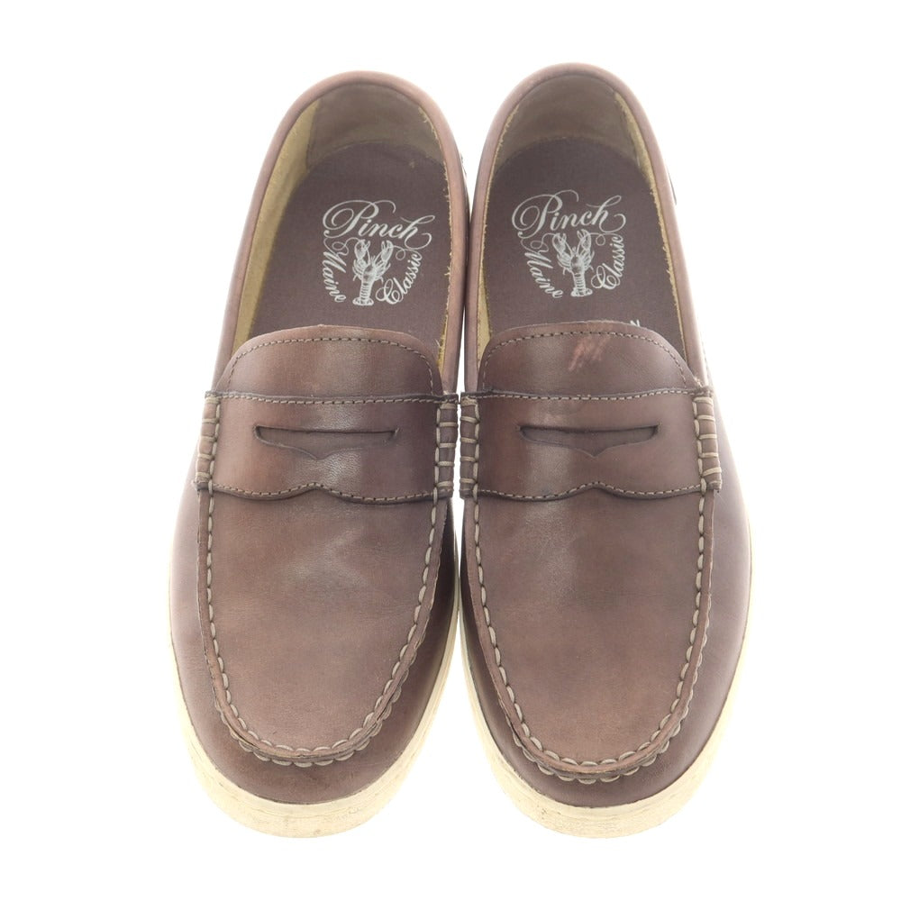 【中古】コールハーン COLE HAAN ローファー グレイッシュブラウン【 9 1/2M 】【 状態ランクC 】【 メンズ 】