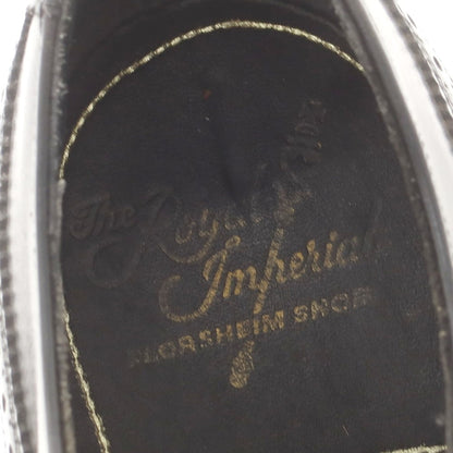 【中古】フローシャイム FLORSHEIM Royal Imperial ウイングチップ ドレスシューズ ブラック【 10D 】【 状態ランクC 】【 メンズ 】