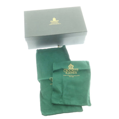 【中古】クロケットアンドジョーンズ CROCKETT&amp;JONES ユナイテッドアローズ別注 BOSTON2 スエード ローファー ブラック【 7E 】【 状態ランクA 】【 メンズ 】