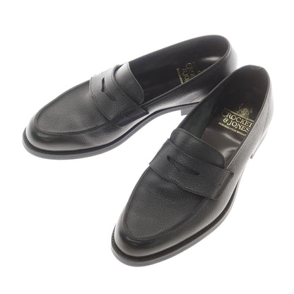 【中古】クロケットアンドジョーンズ CROCKETT&amp;JONES RICHMOND2 コインローファー ブラック【 7E 】【 状態ランクB 】【 メンズ 】
