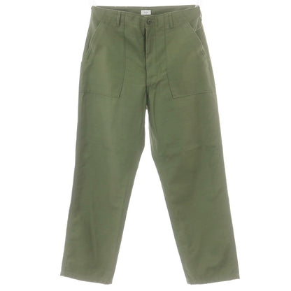 【中古】シオタ CIOTA スビンコットン バックサテン ベイカーパンツ オリーブ【 5 】【 状態ランクA 】【 メンズ 】