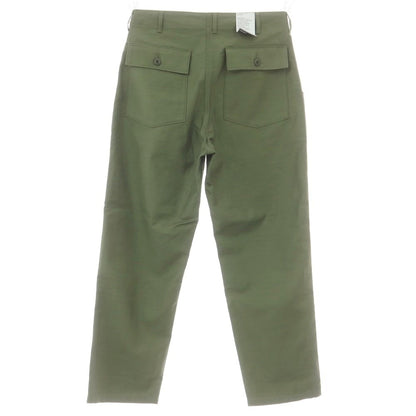 【中古】シオタ CIOTA スビンコットン バックサテン ベイカーパンツ オリーブ【 5 】【 状態ランクA 】【 メンズ 】