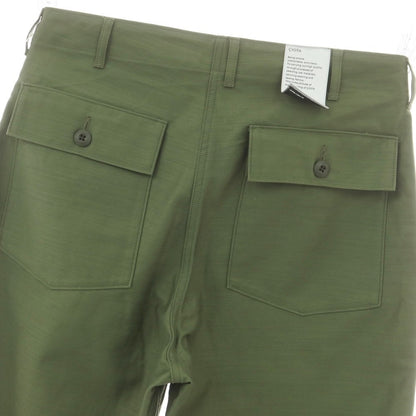 【中古】シオタ CIOTA スビンコットン バックサテン ベイカーパンツ オリーブ【 5 】【 状態ランクA 】【 メンズ 】