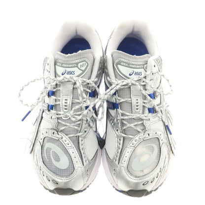 【中古】アシックス asics × INVINCIBLE 2025年春夏 Gel-Nimbus 10.1 スニーカー シルバーxホワイト×ブルー【 27cm 】【 状態ランクA 】【 メンズ 】