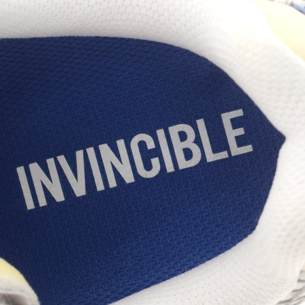 【中古】アシックス asics × INVINCIBLE 2025年春夏 Gel-Nimbus 10.1 スニーカー シルバーxホワイト×ブルー【 27cm 】【 状態ランクA 】【 メンズ 】