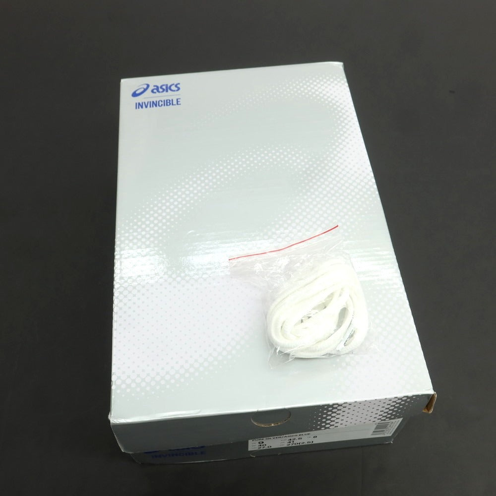 【中古】アシックス asics × INVINCIBLE 2025年春夏 Gel-Nimbus 10.1 スニーカー シルバーxホワイト×ブルー【 27cm 】【 状態ランクA 】【 メンズ 】