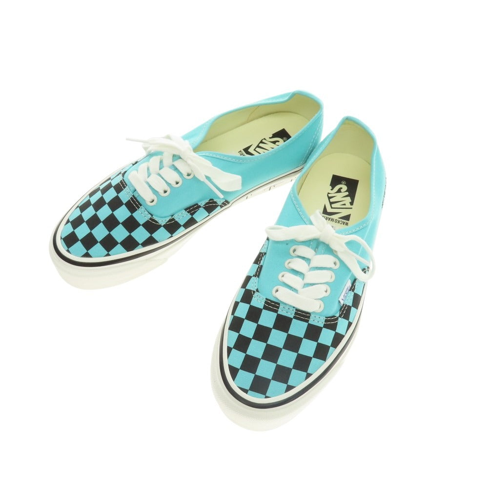 【中古】【未使用】ワコマリア WACKO MARIA × VANS 2025年春夏 Lx Authentic 44 スニーカー ターコイズブルー【 26.5cm 】【 状態ランクS 】【 メンズ 】
