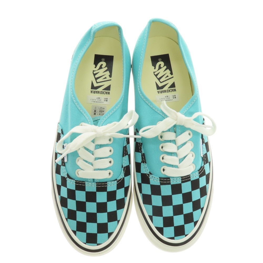 【中古】【未使用】ワコマリア WACKO MARIA × VANS 2025年春夏 Lx Authentic 44 スニーカー ターコイズブルー【 26.5cm 】【 状態ランクS 】【 メンズ 】