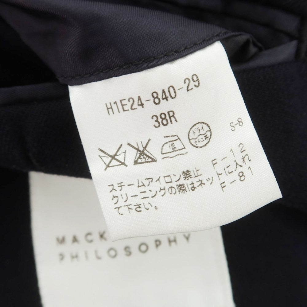 【中古】マッキントッシュフィロソフィー MACKINTOSH PHILOSOPHY TROTTER ストレッチウール カジュアルジャケット ネイビー【 38 】【 状態ランクB 】【 メンズ 】