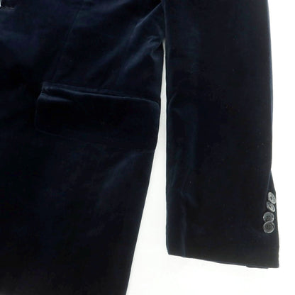 【中古】ソブリン SOVEREIGN ベロアコットン カジュアルジャケット ダークネイビー【 46 】【 状態ランクC 】【 メンズ 】