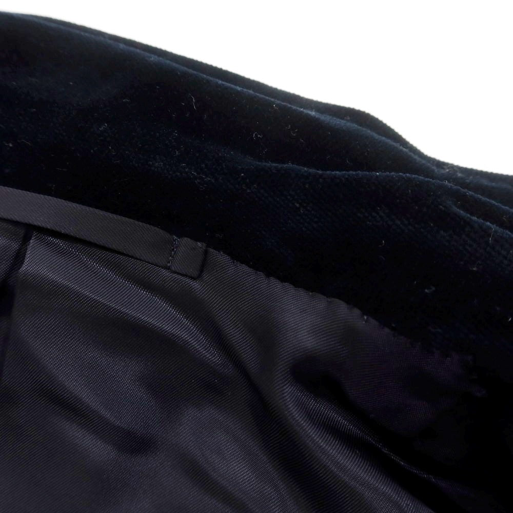 【中古】ソブリン SOVEREIGN ベロアコットン カジュアルジャケット ダークネイビー【 46 】【 状態ランクC 】【 メンズ 】