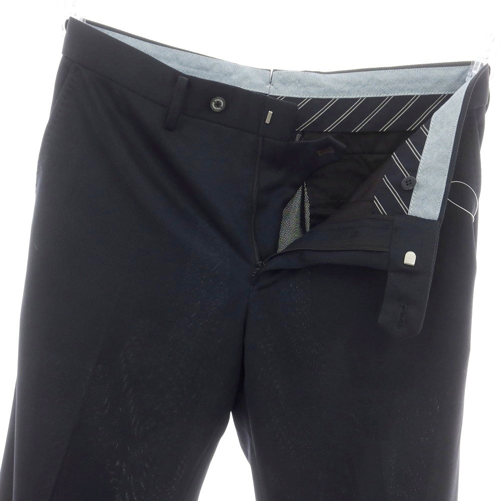【中古】マッキントッシュフィロソフィー MACKINTOSH PHILOSOPHY TROTTER ポリエステル カジュアルスラックスパンツ ネイビー【サイズ42】【 状態ランクB 】【 メンズ 】 [EPD]
