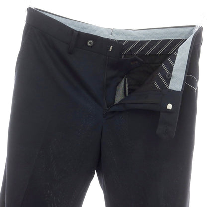 【中古】マッキントッシュフィロソフィー MACKINTOSH PHILOSOPHY TROTTER ポリエステル カジュアルスラックスパンツ ネイビー【 42 】【 状態ランクB 】【 メンズ 】