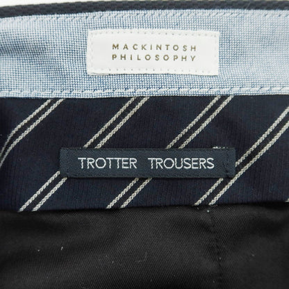 【中古】マッキントッシュフィロソフィー MACKINTOSH PHILOSOPHY TROTTER ポリエステル カジュアルスラックスパンツ ネイビー【 42 】【 状態ランクB 】【 メンズ 】