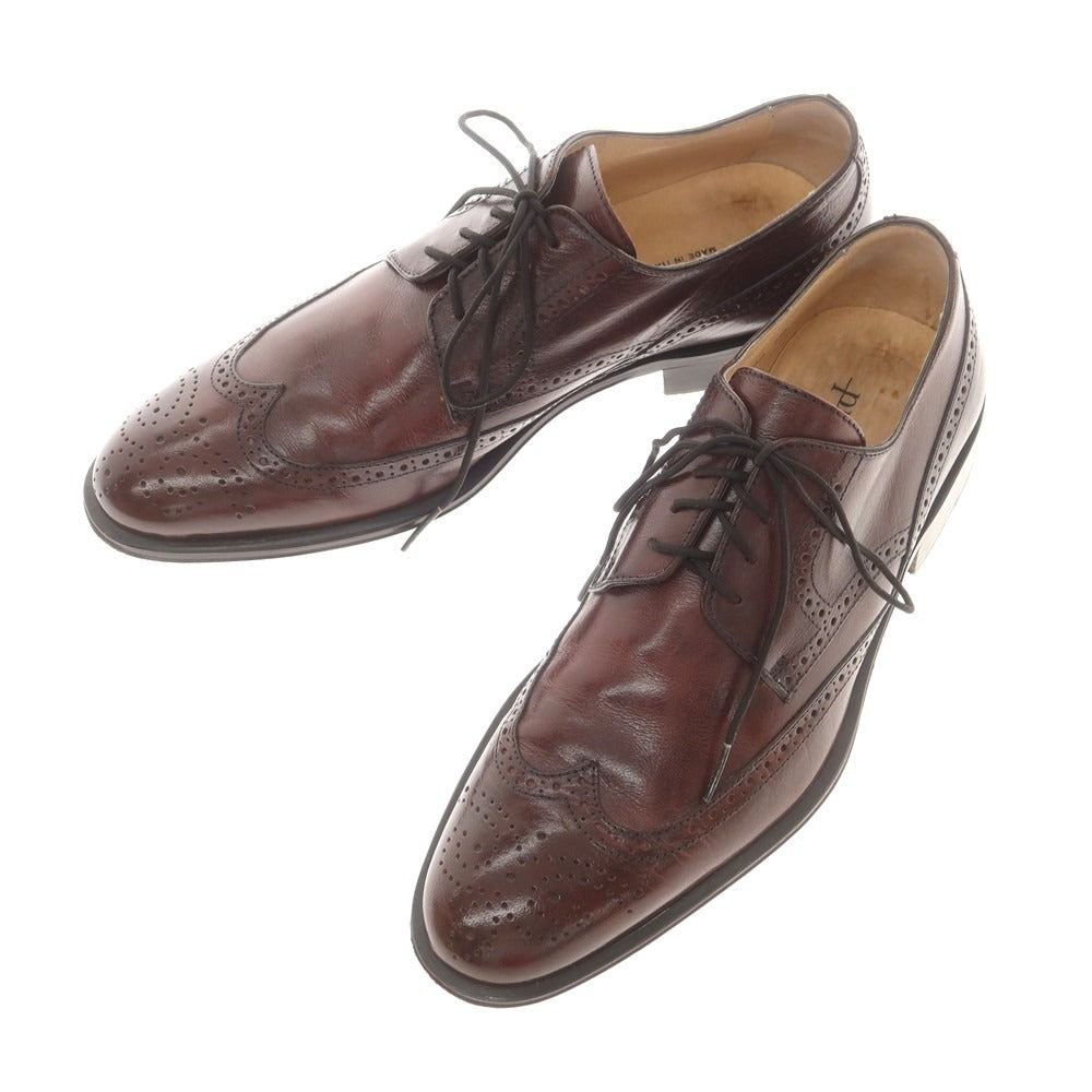 【中古】プレディビーノ PREDEIBINO ウイングチップ ドレスシューズ ブラウン【 40 】【 状態ランクB 】【 メンズ 】