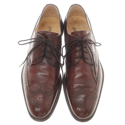 【中古】プレディビーノ PREDEIBINO ウイングチップ ドレスシューズ ブラウン【 40 】【 状態ランクB 】【 メンズ 】