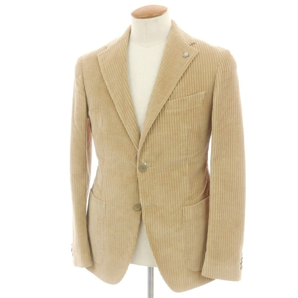 【中古】タリアトーレ TAGLIATORE Brilla per il gusto別注 コーデュロイ カジュアルジャケット ベージュ【 46 】【 状態ランクC 】【 メンズ 】