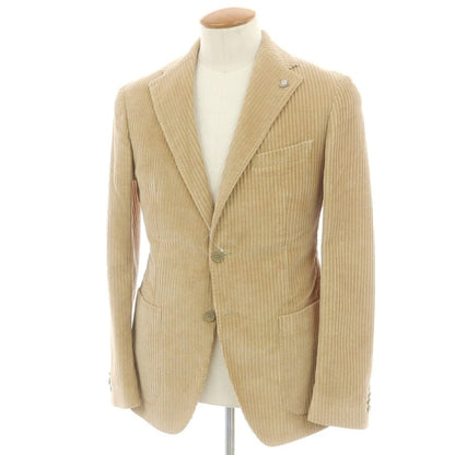 【中古】タリアトーレ TAGLIATORE Brilla per il gusto別注 コーデュロイ カジュアルジャケット ベージュ【 46 】【 状態ランクC 】【 メンズ 】