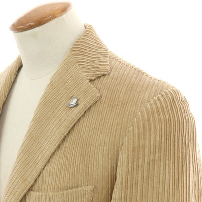 【中古】タリアトーレ TAGLIATORE Brilla per il gusto別注 コーデュロイ カジュアルジャケット ベージュ【 46 】【 状態ランクC 】【 メンズ 】