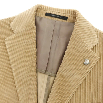 【中古】タリアトーレ TAGLIATORE Brilla per il gusto別注 コーデュロイ カジュアルジャケット ベージュ【 46 】【 状態ランクC 】【 メンズ 】