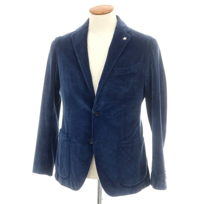【中古】タリアトーレ TAGLIATORE コーデュロイ カジュアルジャケット ライトネイビー【 46 】【 状態ランクC 】【 メンズ 】