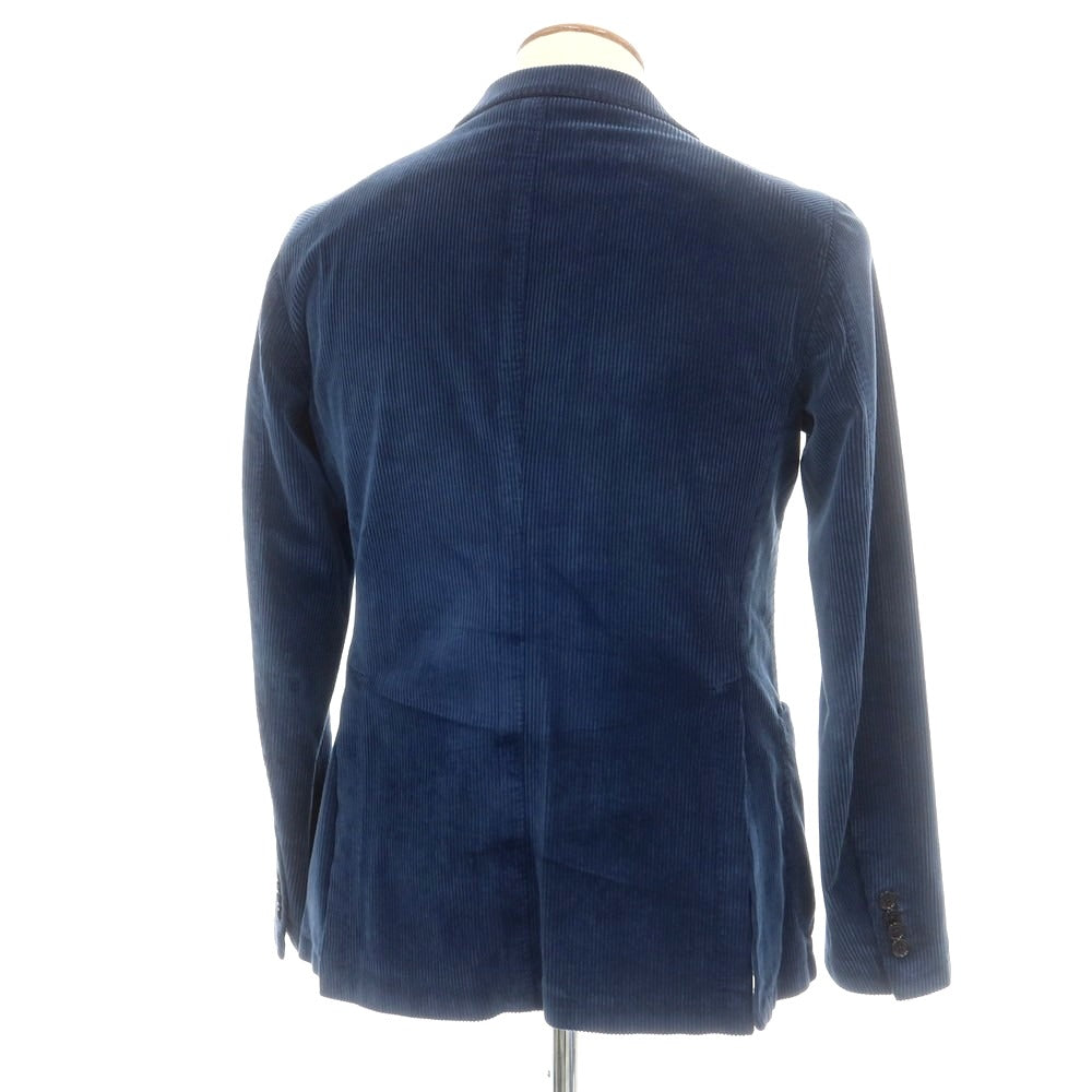 【中古】タリアトーレ TAGLIATORE コーデュロイ カジュアルジャケット ライトネイビー【 46 】【 状態ランクC 】【 メンズ 】