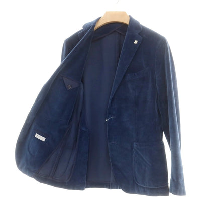 【中古】タリアトーレ TAGLIATORE コーデュロイ カジュアルジャケット ライトネイビー【 46 】【 状態ランクC 】【 メンズ 】