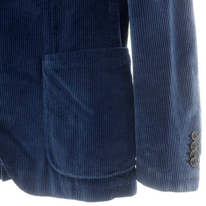 【中古】タリアトーレ TAGLIATORE コーデュロイ カジュアルジャケット ライトネイビー【 46 】【 状態ランクC 】【 メンズ 】