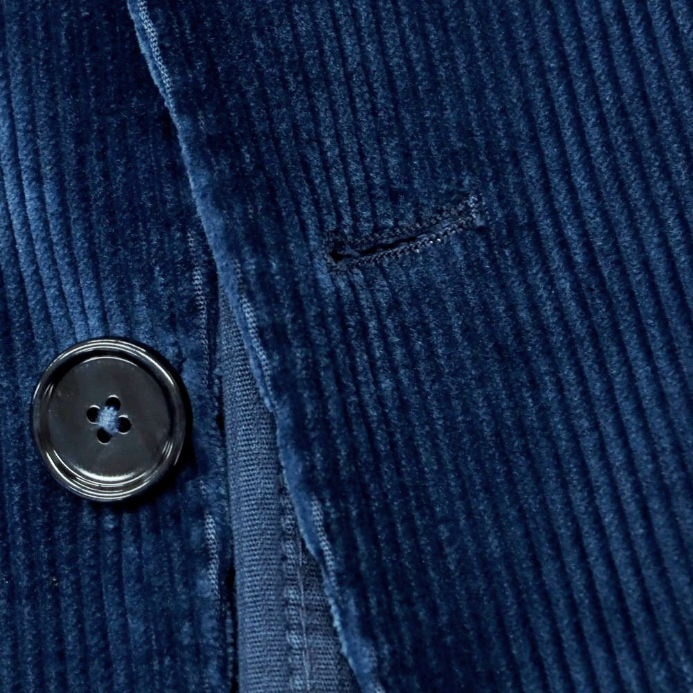 【中古】タリアトーレ TAGLIATORE コーデュロイ カジュアルジャケット ライトネイビー【 46 】【 状態ランクC 】【 メンズ 】