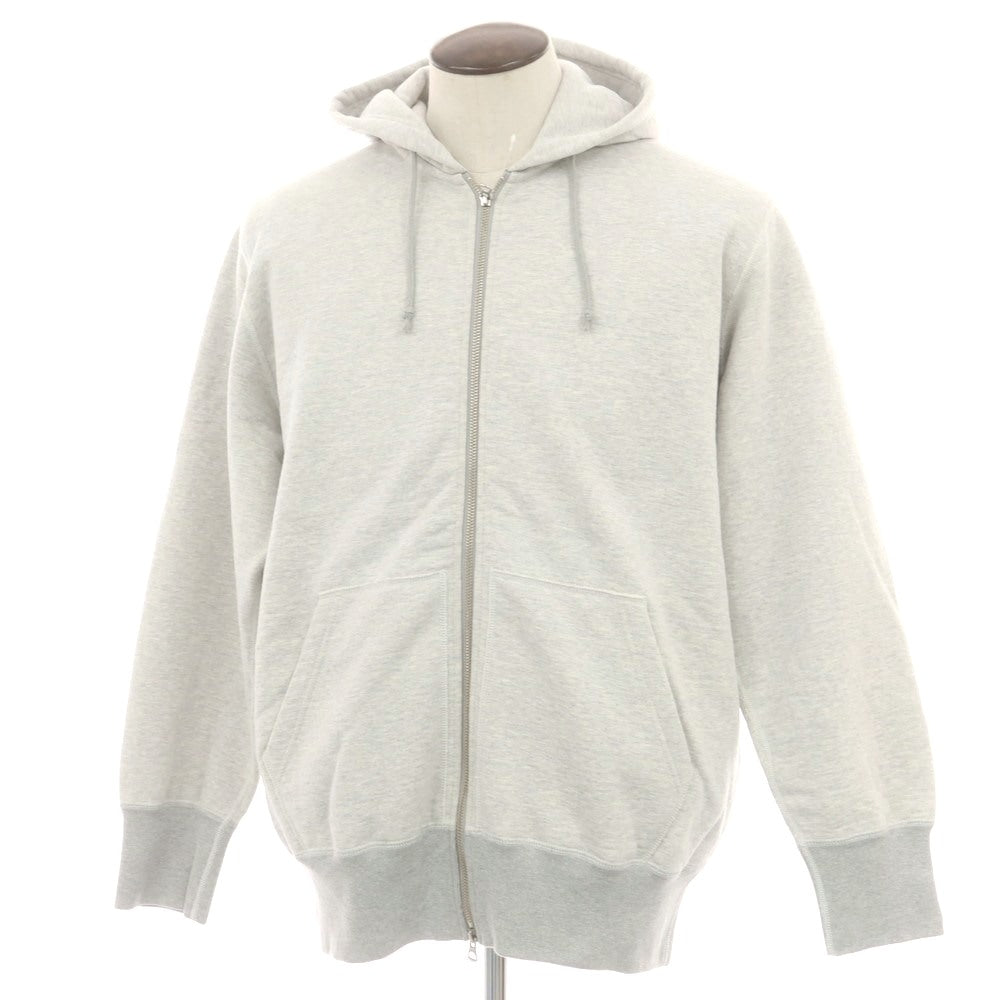 【中古】ループウィラー LOOPWHEELER BEAMS PLUS別注 MegaWeight Zip Hoody パーカー ライトグレー【 L 】【 状態ランクA 】【 メンズ 】
