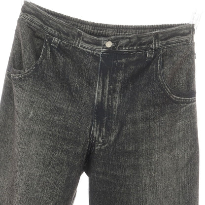 【中古】エスエスズィー SSZ ポリエステルコットン 転写プリント スウェットパンツ グレーブラック【 M 】【 状態ランクA 】【 メンズ 】