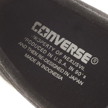 【中古】ネクサスセブン NEXUSVII × CONVERSE ADDICT One Star Loafer スエード スニーカー ブラック【 27 】【 状態ランクC 】【 メンズ 】