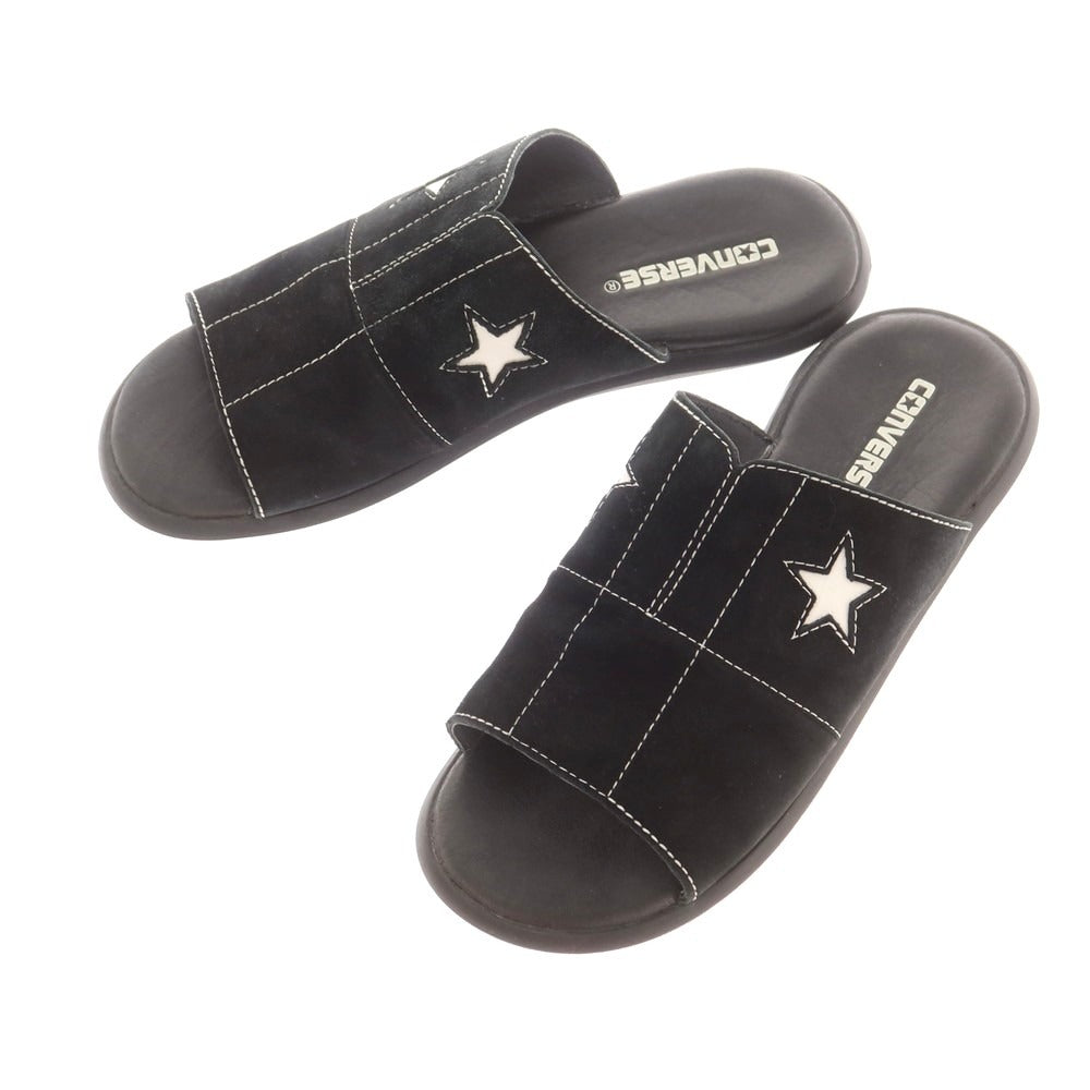 【中古】コンバース アディクト CONVERSE ADDICT ONE STAR SANDAL スエード サンダル ブラック【 26 】【 状態ランクB 】【 メンズ 】