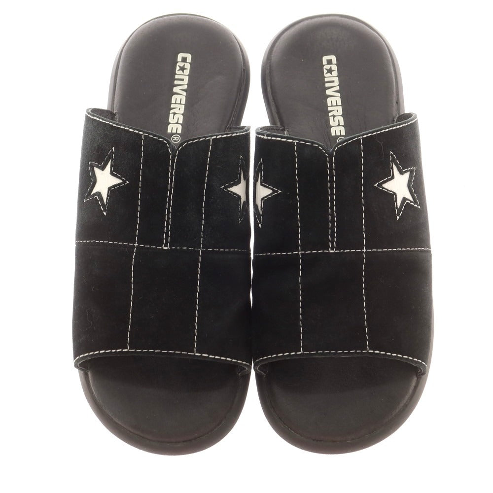 【中古】コンバース アディクト CONVERSE ADDICT ONE STAR SANDAL スエード サンダル ブラック【 26 】【 状態ランクB 】【 メンズ 】