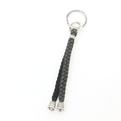 【中古】ビルウォールレザー BILL WALL LEATHER シルバー キーホルダー キーリング シルバーxブラック【 状態ランクB 】【 メンズ 】