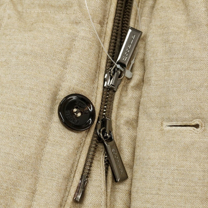 【中古】ムーレー MOORER ウールカシミヤ ダウンコート ベージュ【 50 】【 状態ランクB 】【 メンズ 】