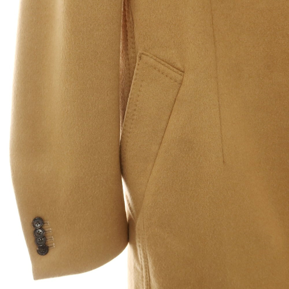 【中古】ティト アレグレット TITO ALLEGRETTO カシミヤ チェスターフィールドコート キャメルベージュ【 48 】【 状態ランクB 】【 メンズ 】