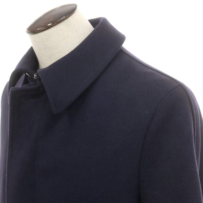 【中古】シーラップ Sealup ウール ステンカラーコート ネイビー【 50 】【 状態ランクA 】【 メンズ 】