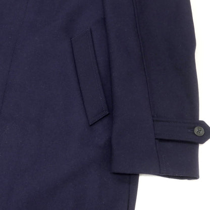 【中古】シーラップ Sealup ウール ステンカラーコート ネイビー【 50 】【 状態ランクA 】【 メンズ 】