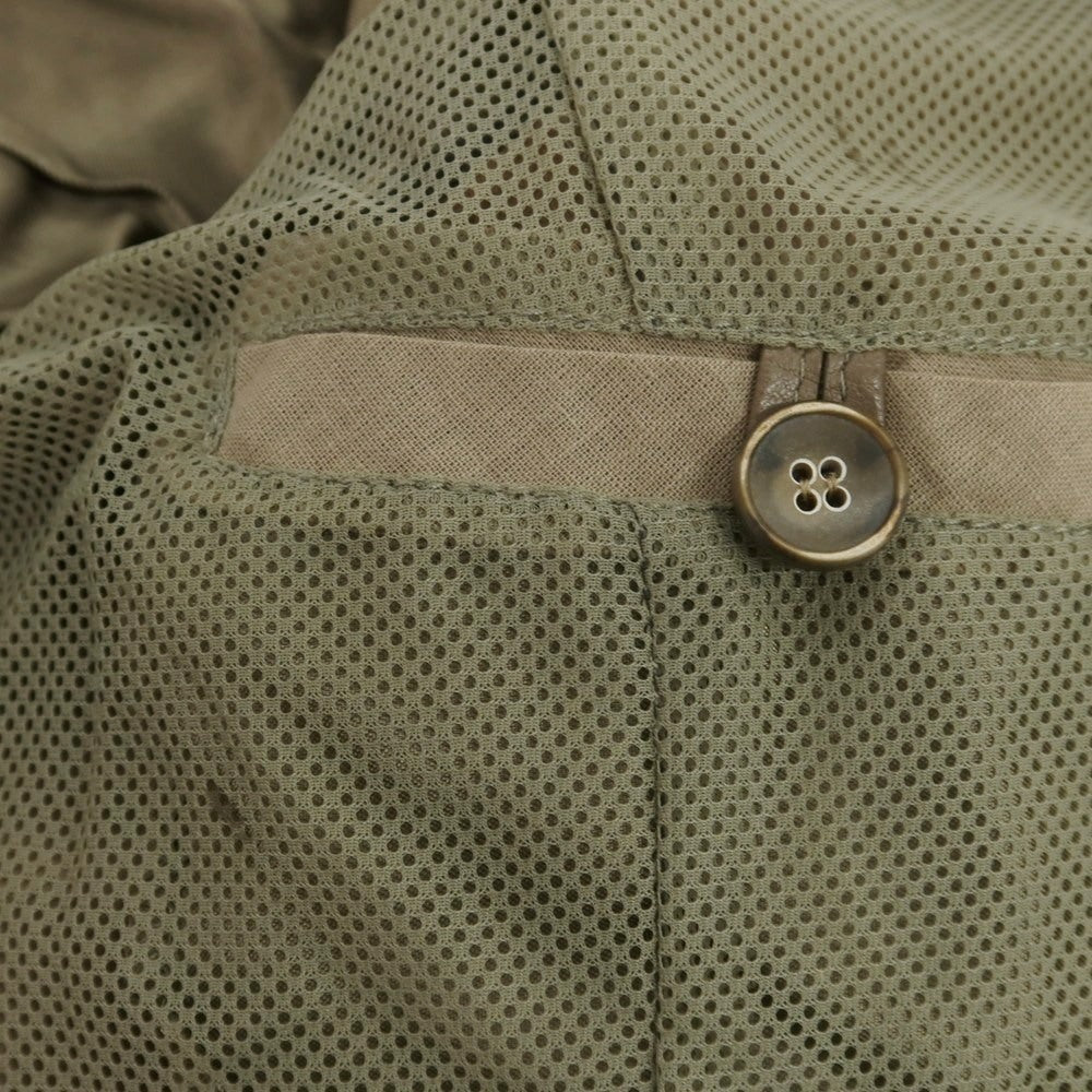 【中古】エンメティ EMMETI ラムスキンレザー シングルライダースジャケット ブラウン【 52 】【 状態ランクC 】【 メンズ 】