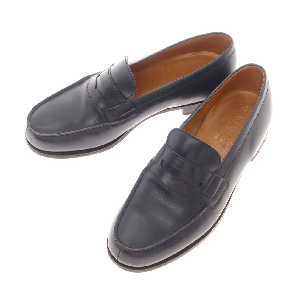 【中古】ジェイエムウエストン J.M WESTON 180 シグネチャーローファー ネイビー【 6 1/2 E 】【 状態ランクB 】【 メンズ 】