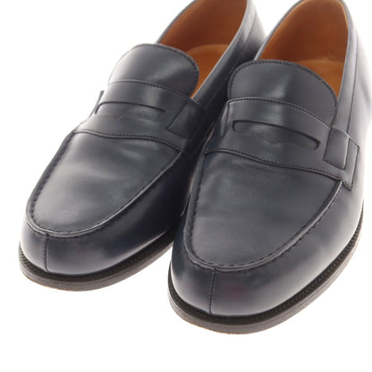 【中古】ジェイエムウエストン J.M WESTON 180 シグネチャーローファー ネイビー【 6 1/2 E 】【 状態ランクB 】【 メンズ 】