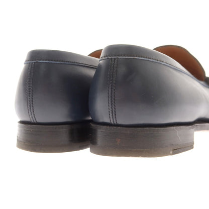 【中古】ジェイエムウエストン J.M WESTON 180 シグネチャーローファー ネイビー【 6 1/2 E 】【 状態ランクB 】【 メンズ 】