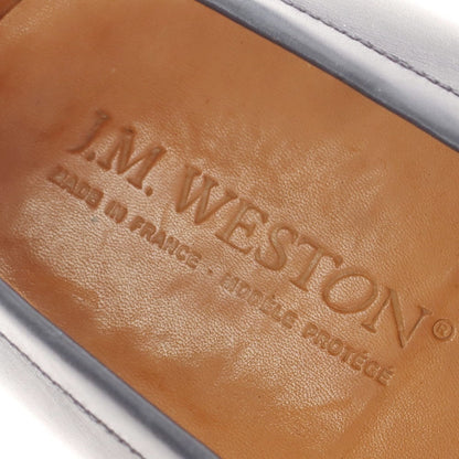 【中古】ジェイエムウエストン J.M WESTON 180 シグネチャーローファー ネイビー【 6 1/2 E 】【 状態ランクB 】【 メンズ 】
