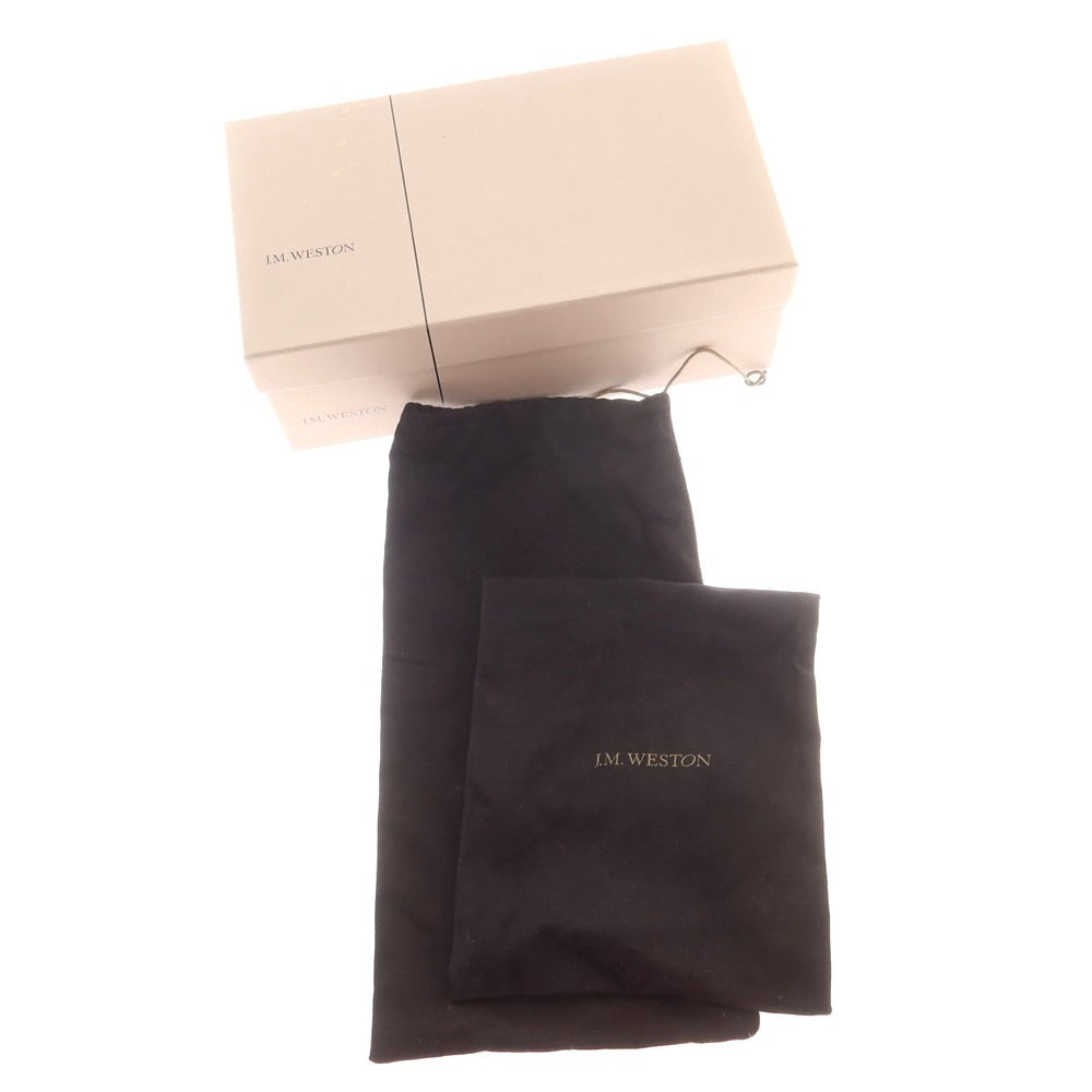 【中古】ジェイエムウエストン J.M WESTON 180 シグネチャーローファー ネイビー【 6 1/2 E 】【 状態ランクB 】【 メンズ 】