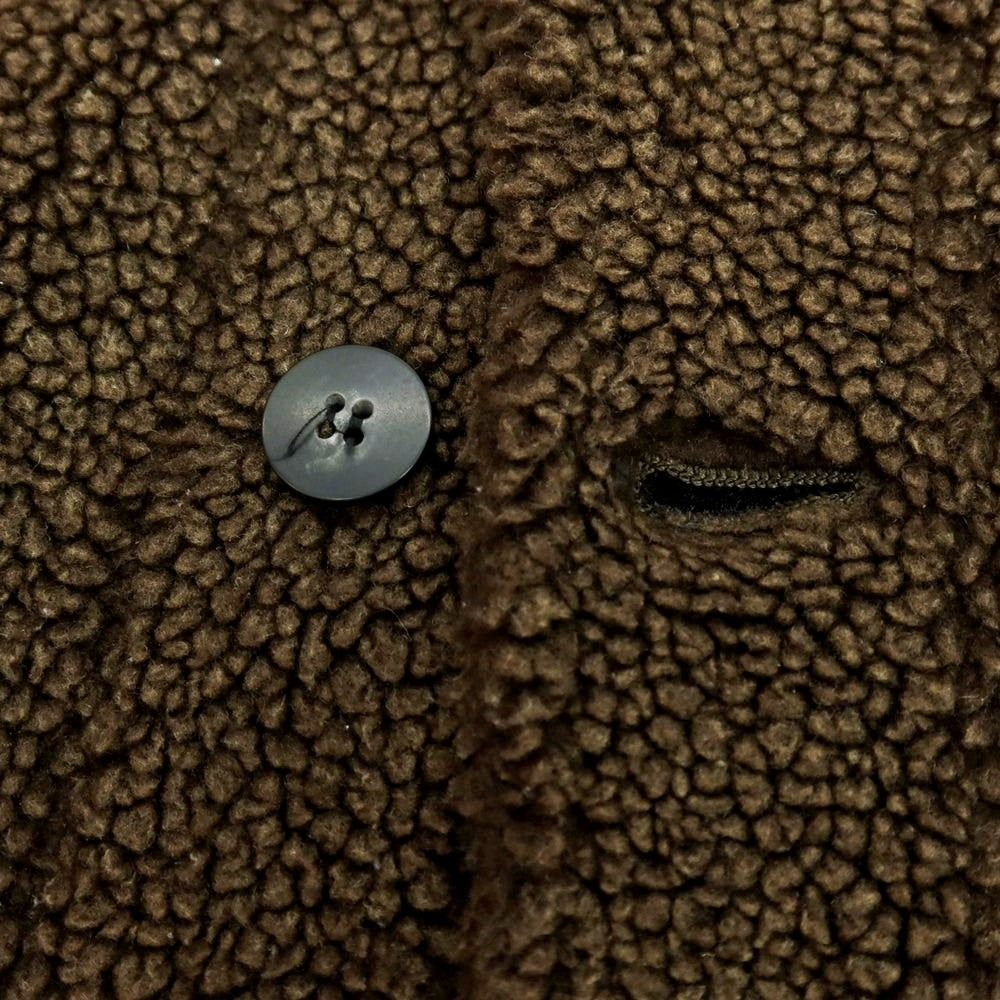 【中古】タクタク tac:tac マフラー付き 切り替え ボアジャケット ブルゾン ブラウンxブラック【 表記なし（L位） 】【 状態ランクB 】【 メンズ 】