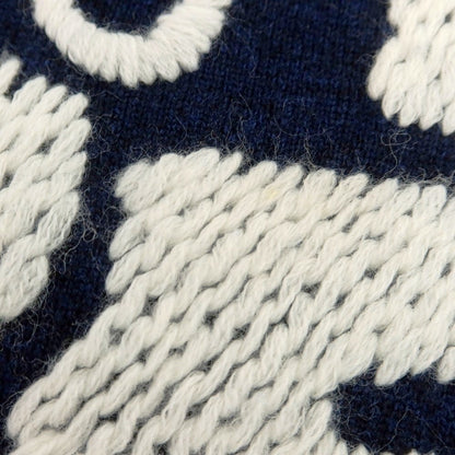 【中古】コムデギャルソンシャツ COMME des GARCONS SHIRT 2024年秋冬 ウール クルーネック プルオーバーニット ネイビー【 M 】【 状態ランクB 】【 メンズ 】