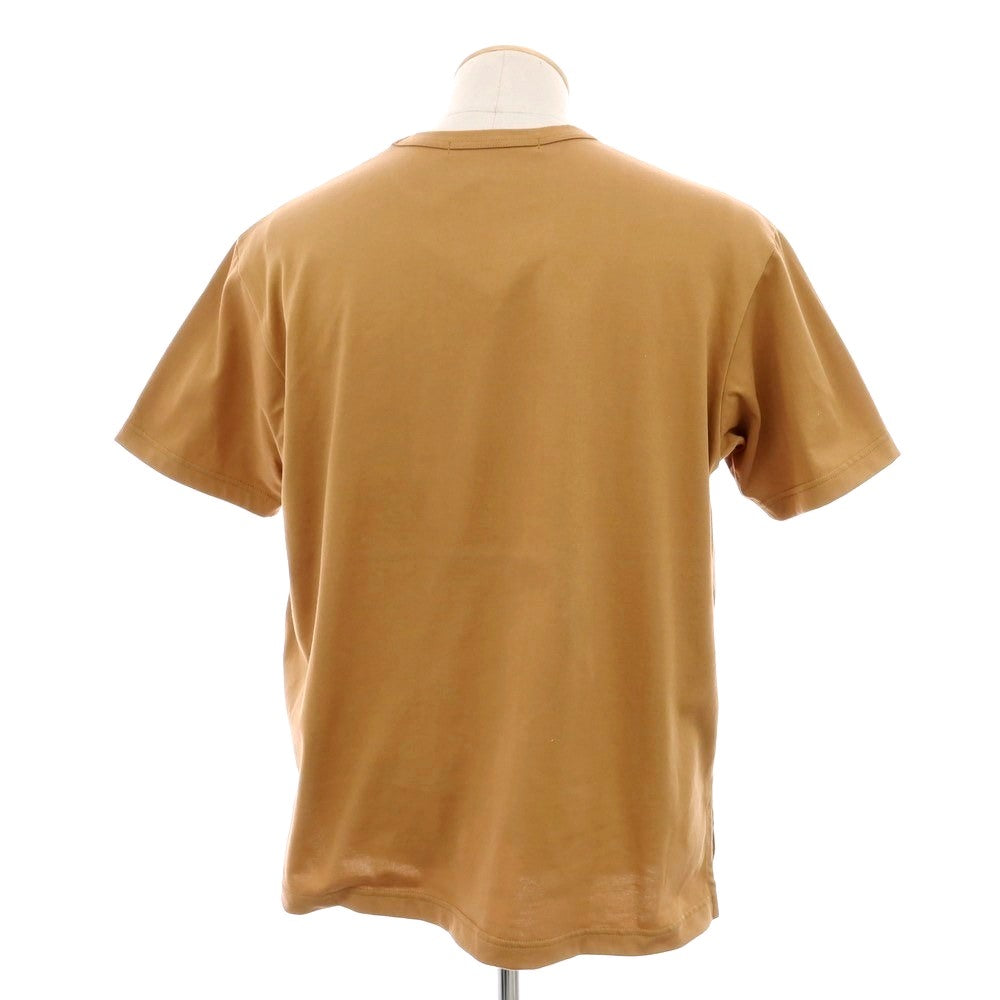 【中古】ジュンヤワタナベ マン JUNYA WATANABE MAN 2025年春夏 ポリエステルコットン クルーネック 半袖Ｔシャツ キャメル【サイズS】【 状態ランクB 】【 メンズ 】 [EPD]